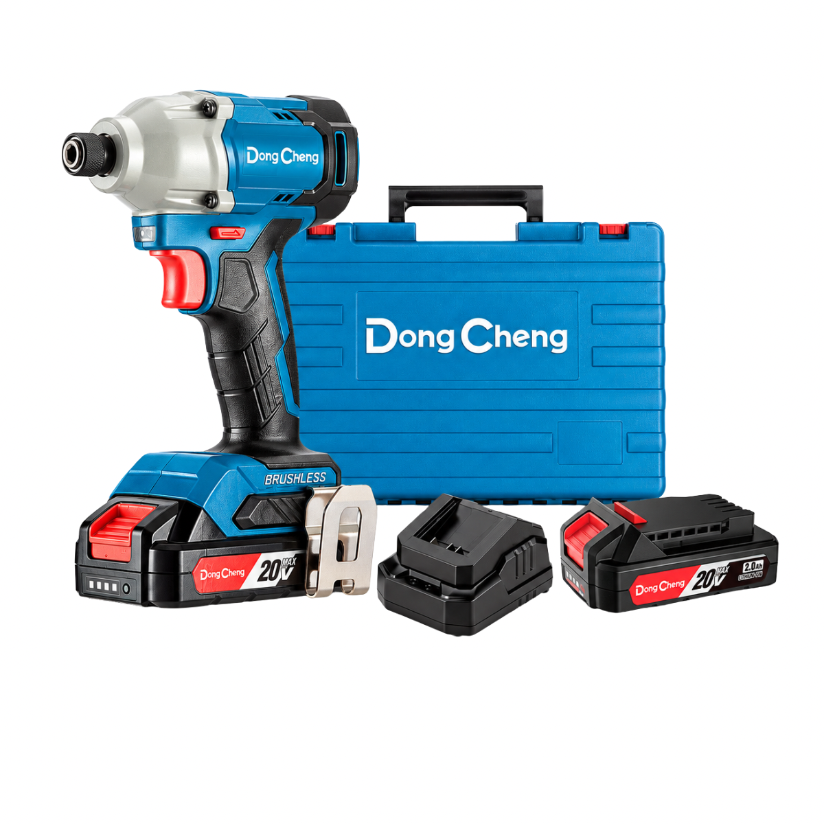 ATORNILLADOR D/IMPACTO SIN CARBONES 20V MAX/2.0 Ahx1 1/4" HEX 2000 RPM 3000 IPM DCPL03-14DM