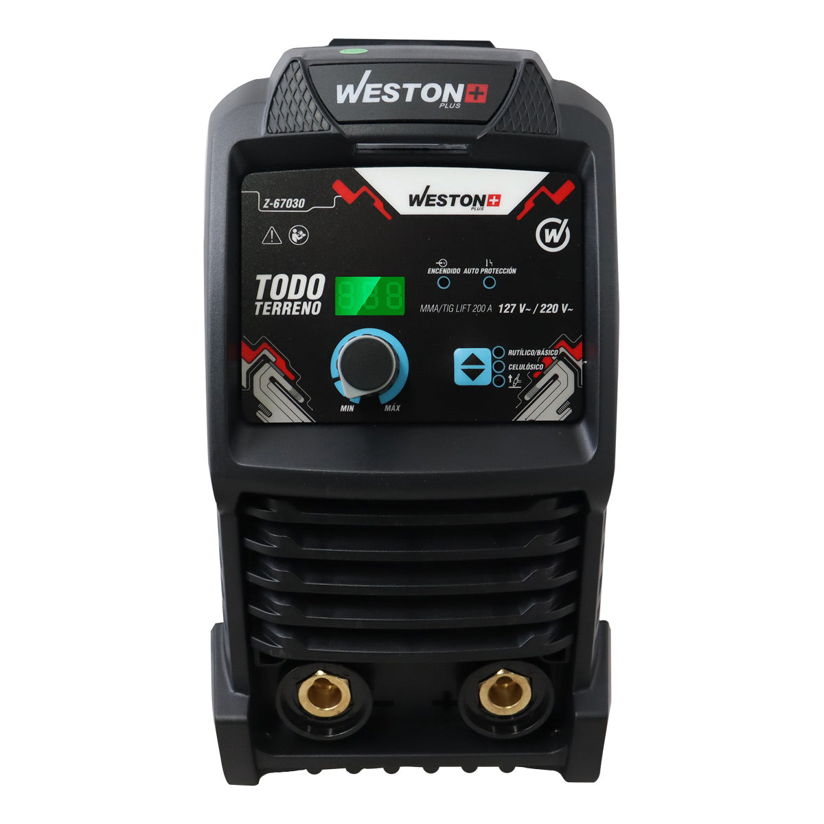 INVERSOR MMA 200AMP TODO TERRENO 110/220V 1 FASE PLUS