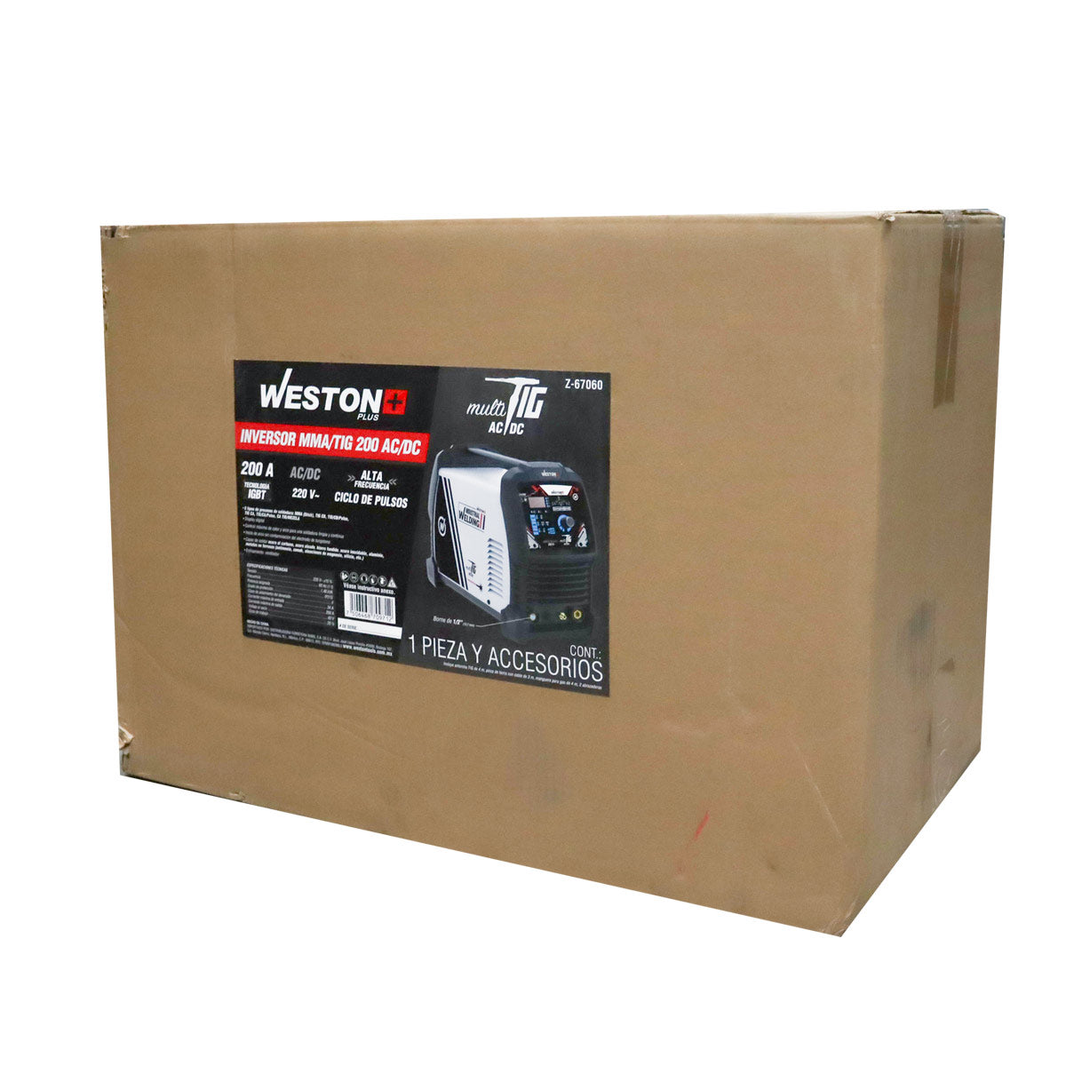 INVERSOR MMA/TIG 200 AC/DC WESTON