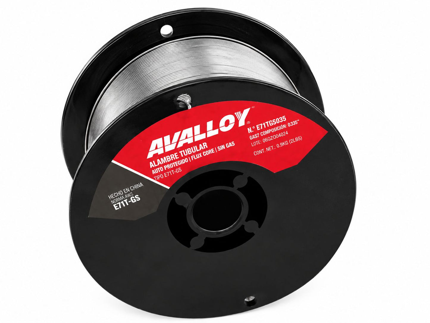 MICROALAMBRE PARA SOLDADURA ACERO AL CARBON CON FUNDENTE 1KG AVALLOY