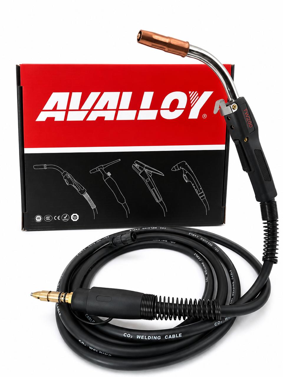 ANTORCHA TIPO TW 200-250A CON CONECTOR ML AVALLOY