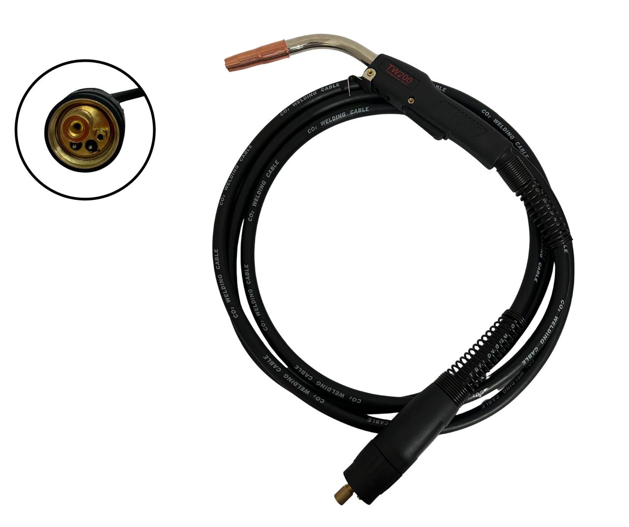 PISTOLA TW200 AMP CON CONECTOR EURO AVALLOY