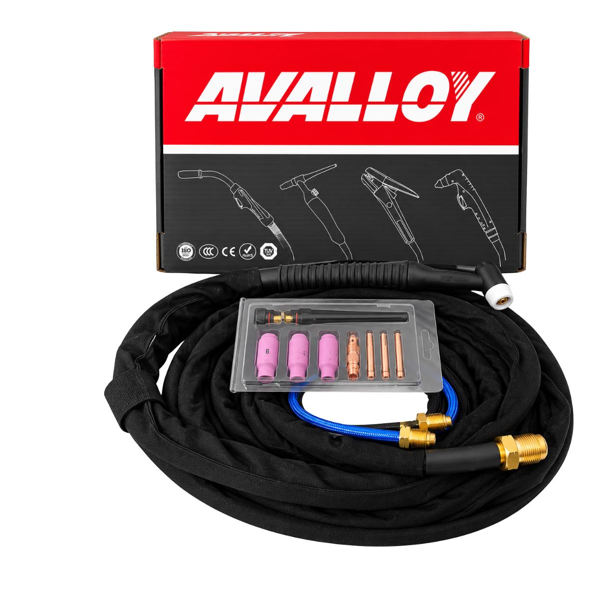 Antorcha Tig 3 Vias S18 De 350 Amp 7.6m Enfriada Por Agua