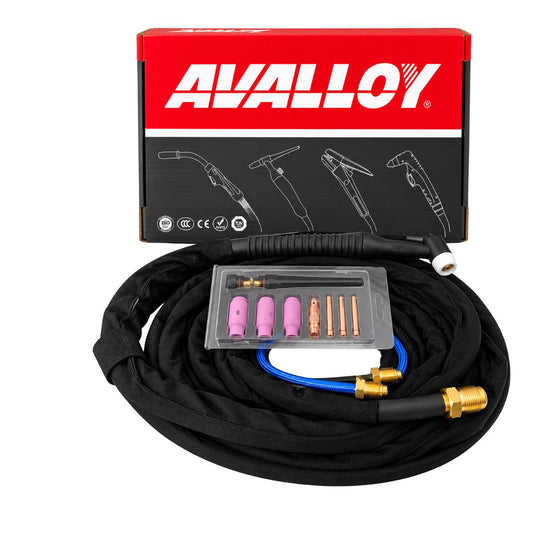 Antorcha Tig 3 Vias S18 De 350 Amp 7.6m Enfriada Por Agua