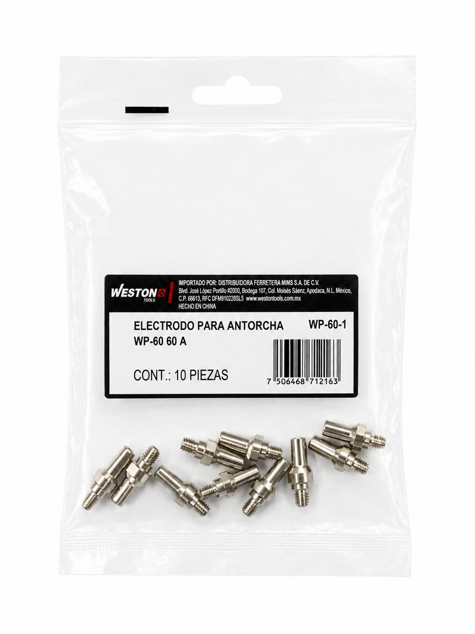 ELECTRODO PARA ANTORCHA 1 PZ WESTON