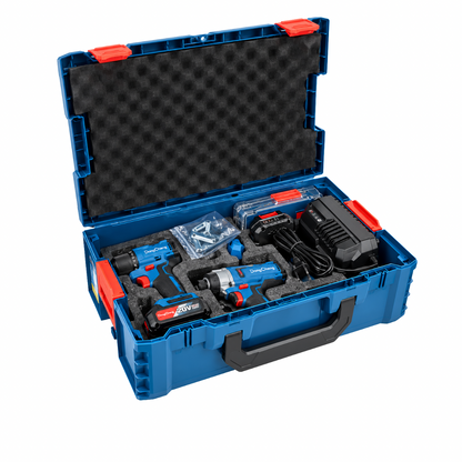 KIT TALADRO + ATORNILLADOR INALAMBRICO SIN CARBONES 20V MAX/4.0Ahx2 (DCPL208 + DCJZ2060i) DCKIT26EK