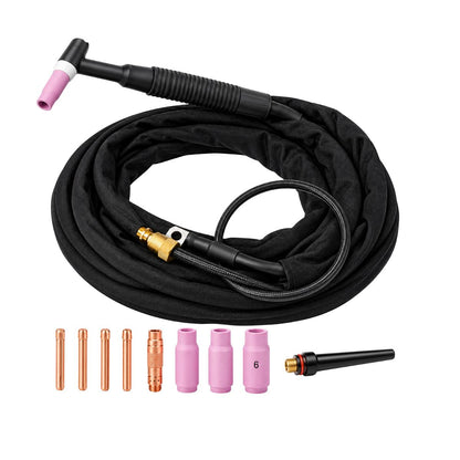 ANTORCHA TIG 2 VIAS SERIE 26 FLEXIBLE CON VALVULA 200 AMP