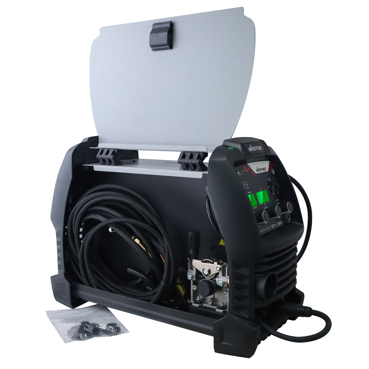 INVERSOR PEQUEÑO GIGANTE MIG/MMA/TIG 110/220V 1 FASE 200AMP WESTON PLUS