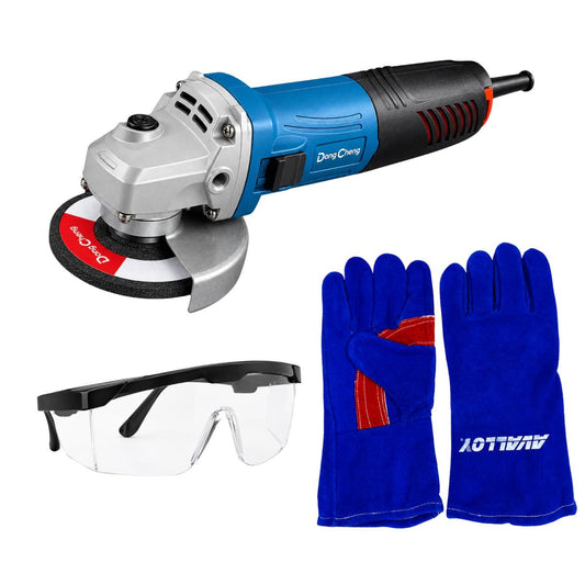 Esmeriladora Eléctrica 800w Dsm09-115s+ Guantes+ Lentes