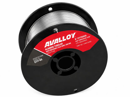 MICROALAMBRE PARA SOLDADURA ACERO AL CARBON CON FUNDENTE 1KG AVALLOY